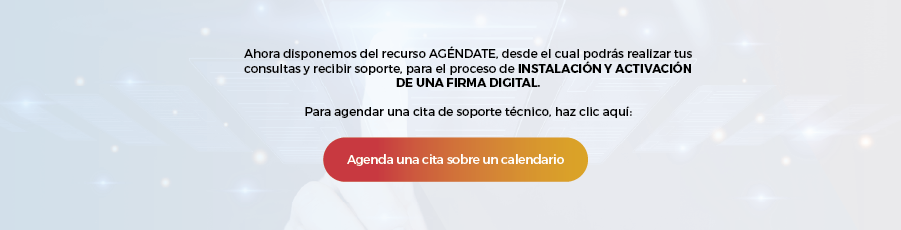 Canales de atención para firmas digitales